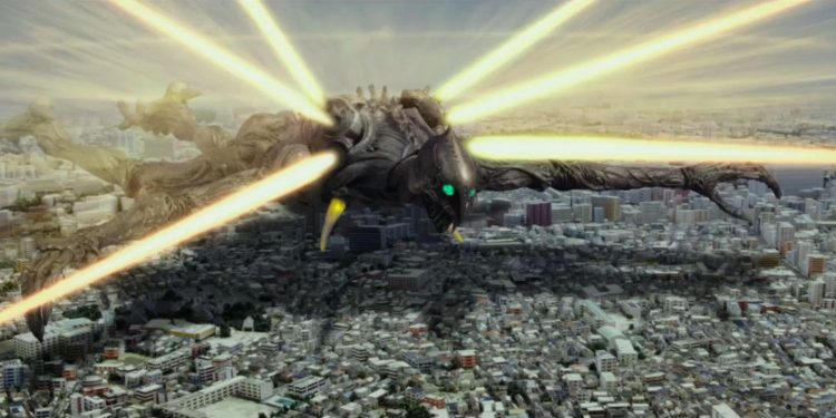 Giant God Warrior Appears in Tokyo
