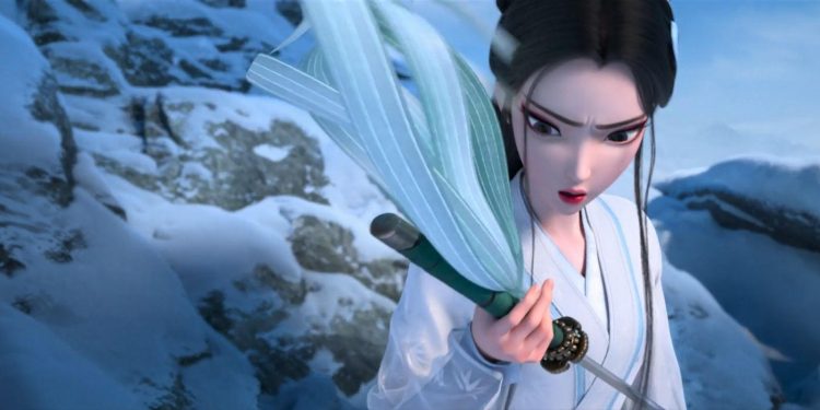 White Snake Afloat
